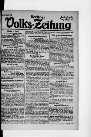 Berliner Volkszeitung vom 22.12.1919
