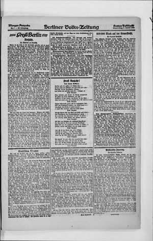 Berliner Volkszeitung vom 01.01.1920