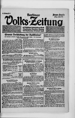 Berliner Volkszeitung vom 02.01.1920