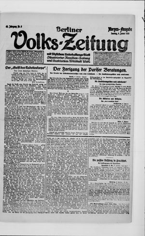 Berliner Volkszeitung vom 04.01.1920