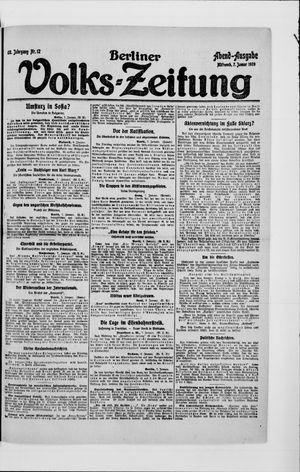 Berliner Volkszeitung vom 07.01.1920