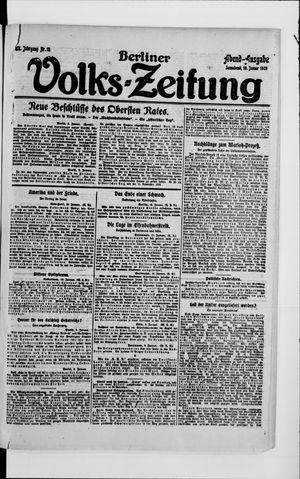 Berliner Volkszeitung vom 10.01.1920