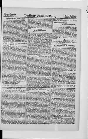 Berliner Volkszeitung vom 13.01.1920