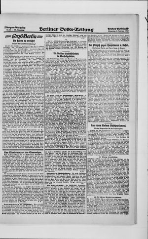 Berliner Volkszeitung vom 03.02.1920