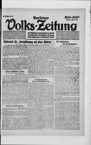 Berliner Volkszeitung vom 06.02.1920