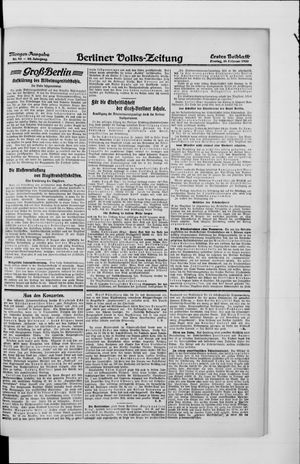 Berliner Volkszeitung on Feb 20, 1920