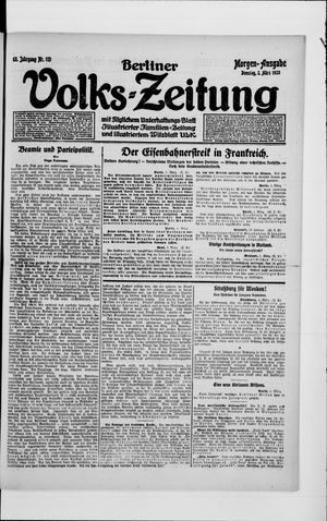 Berliner Volkszeitung on Mar 2, 1920