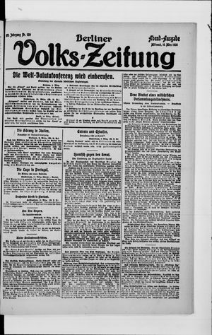 Berliner Volkszeitung vom 10.03.1920