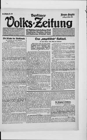 Berliner Volkszeitung vom 26.03.1920