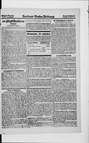 Berliner Volkszeitung vom 27.03.1920