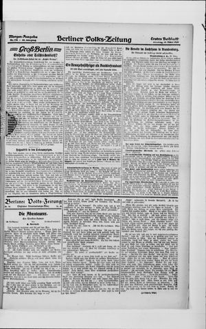 Berliner Volkszeitung vom 30.03.1920