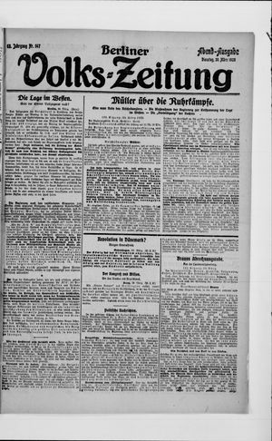 Berliner Volkszeitung vom 30.03.1920