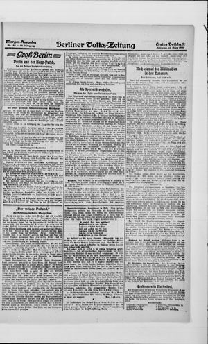 Berliner Volkszeitung vom 31.03.1920