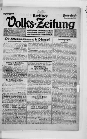 Berliner Volkszeitung vom 01.04.1920