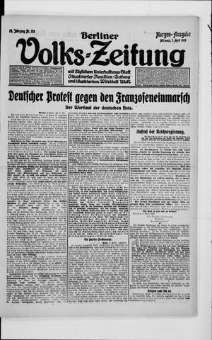 Berliner Volkszeitung vom 07.04.1920