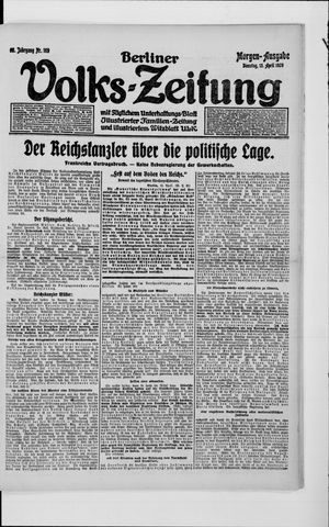 Berliner Volkszeitung vom 13.04.1920