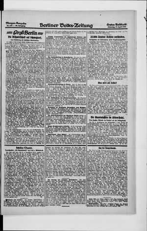 Berliner Volkszeitung vom 13.04.1920