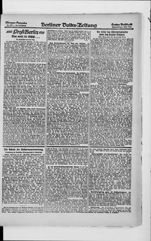 Berliner Volkszeitung on May 6, 1920
