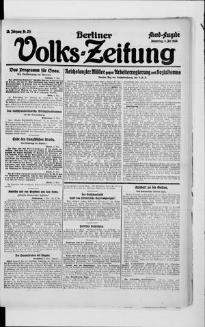 Berliner Volkszeitung vom 06.05.1920