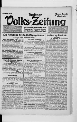 Berliner Volkszeitung vom 08.05.1920