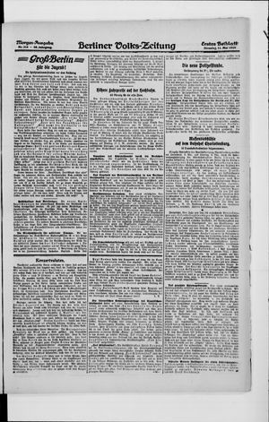Berliner Volkszeitung vom 11.05.1920