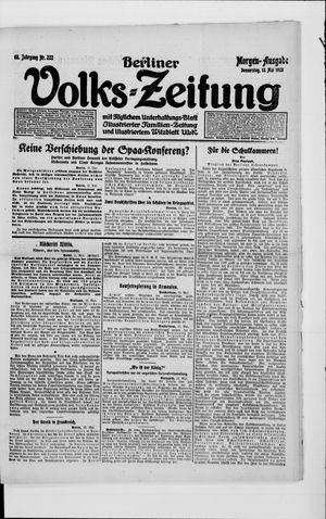 Berliner Volkszeitung vom 13.05.1920