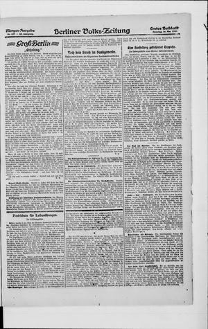 Berliner Volkszeitung vom 16.05.1920