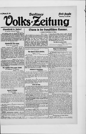 Berliner Volkszeitung vom 20.05.1920