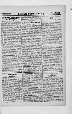 Berliner Volkszeitung vom 23.05.1920