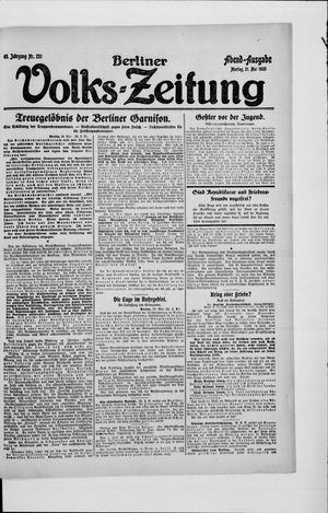 Berliner Volkszeitung vom 31.05.1920