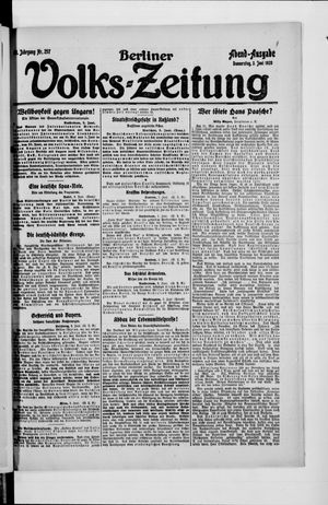 Berliner Volkszeitung vom 03.06.1920