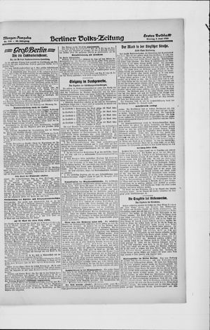 Berliner Volkszeitung vom 04.06.1920