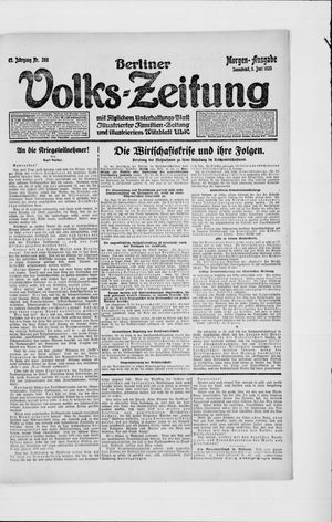 Berliner Volkszeitung vom 05.06.1920
