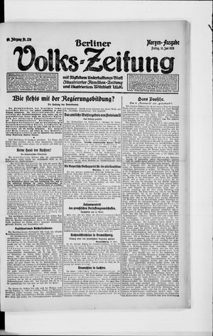 Berliner Volkszeitung vom 11.06.1920