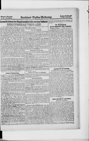 Berliner Volkszeitung vom 11.06.1920