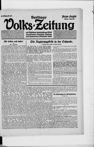 Berliner Volkszeitung vom 13.06.1920