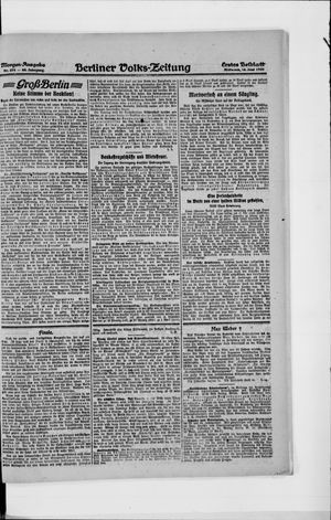 Berliner Volkszeitung vom 16.06.1920