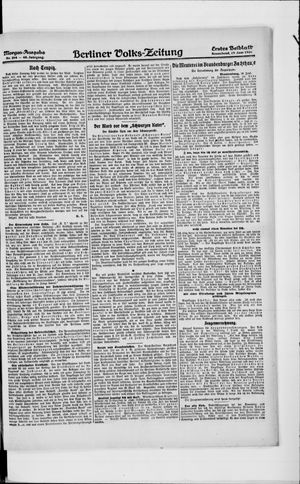 Berliner Volkszeitung vom 19.06.1920