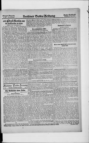 Berliner Volkszeitung vom 22.06.1920