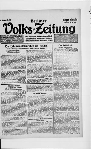 Berliner Volkszeitung vom 26.06.1920