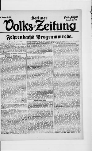 Berliner Volkszeitung vom 28.06.1920