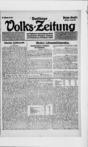 Berliner Volkszeitung vom 30.06.1920