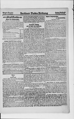 Berliner Volkszeitung vom 01.07.1920