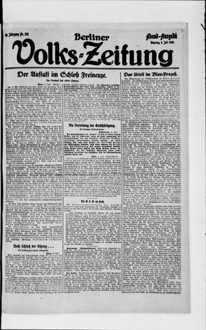 Berliner Volkszeitung vom 06.07.1920