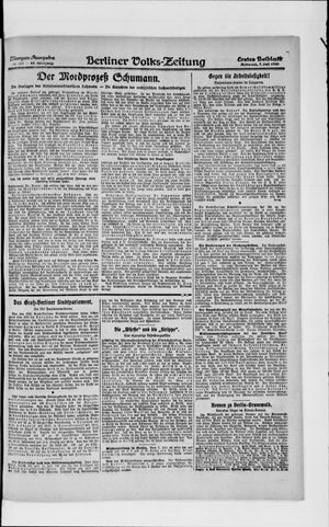 Berliner Volkszeitung vom 07.07.1920