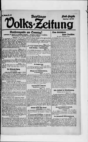 Berliner Volkszeitung vom 08.07.1920