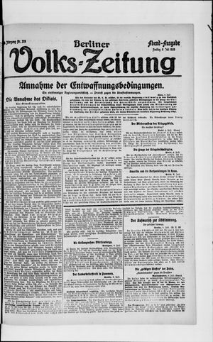 Berliner Volkszeitung on Jul 9, 1920
