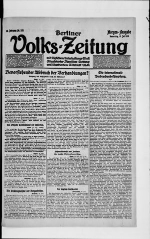 Berliner Volkszeitung vom 15.07.1920