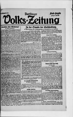 Berliner Volkszeitung vom 16.07.1920