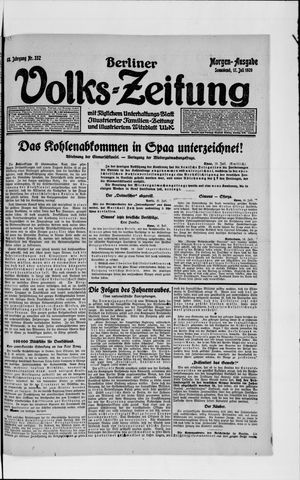 Berliner Volkszeitung vom 17.07.1920